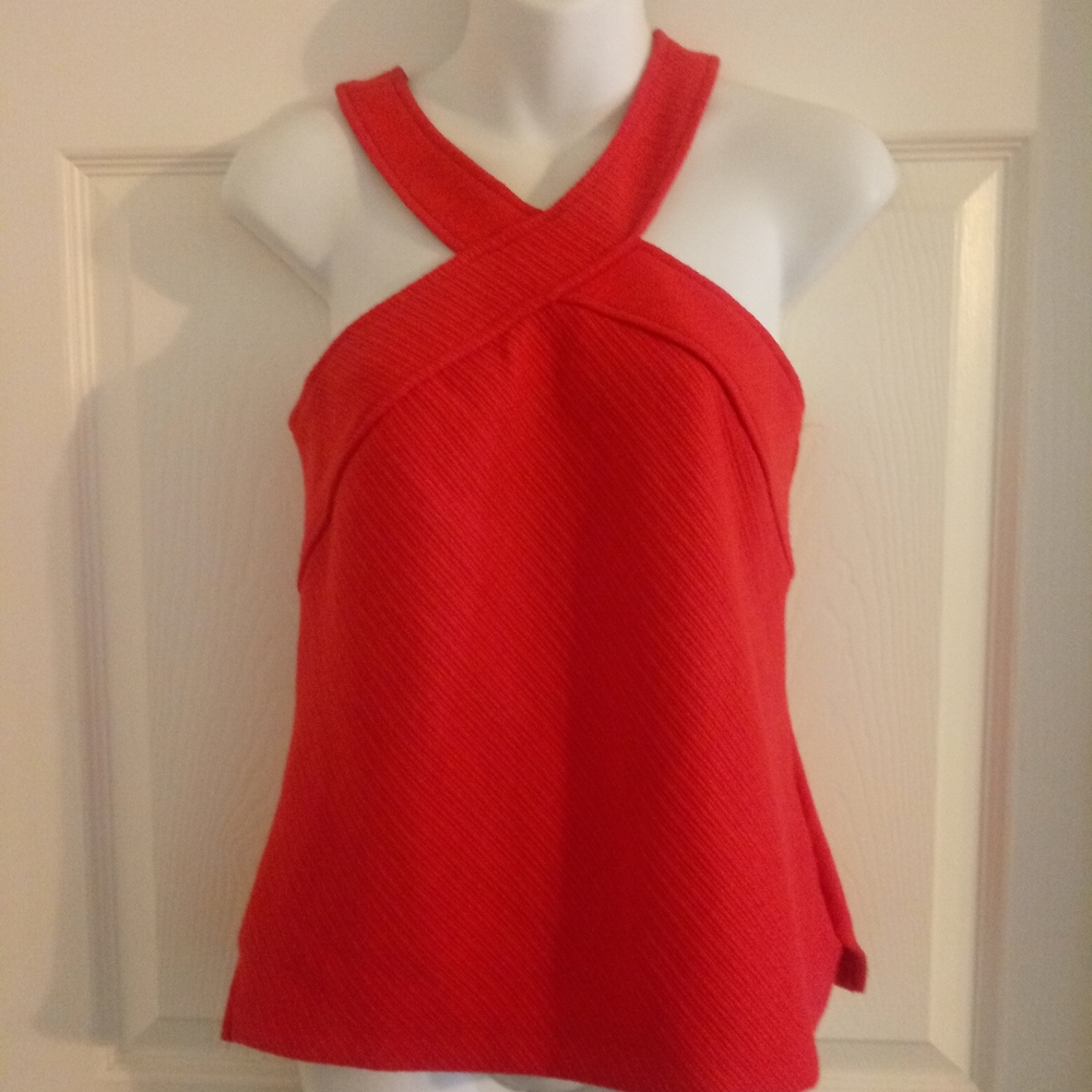 3/$30 By anthropologie red top